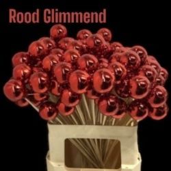  Malzeme Dekoratif Çubuklu Red Parlak (10 adet-İthal-Boy:60cm)