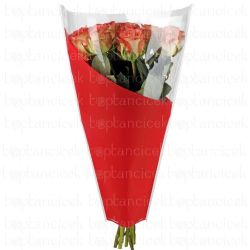 Malzeme Çiçek Ambalajı Hazır Angle Rood (Jelatin-İthal-50 adet-40x30x12cm)
