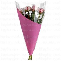 Malzeme Çiçek Ambalajı Hazır Angle Roze (Jelatin-İthal-50 adet-40x30x12cm)