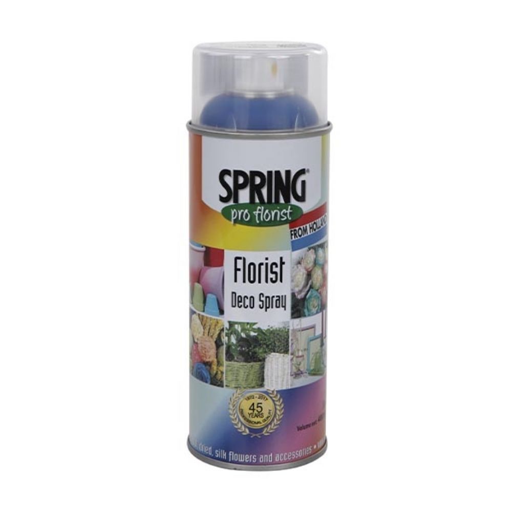 İthal Dekorasyon Ürünleri | Malzeme  İthal Sprey Deco Spring Pro Florist ROYAL BLUE (045-400 ml) | 