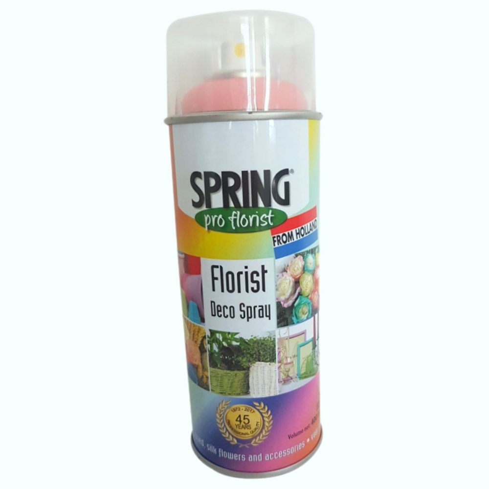İthal Dekorasyon Ürünleri | Malzeme  İthal Sprey Deco Spring Pro Florist SOFT PİNK (012-400 ml) | 